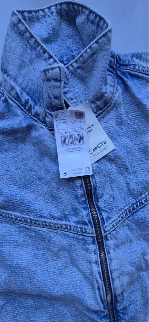 NIEUW Mango denim jumpsuit, Kleding | Dames, Jumpsuits, Ophalen, Nieuw, Maat 42/44 (L), Blauw