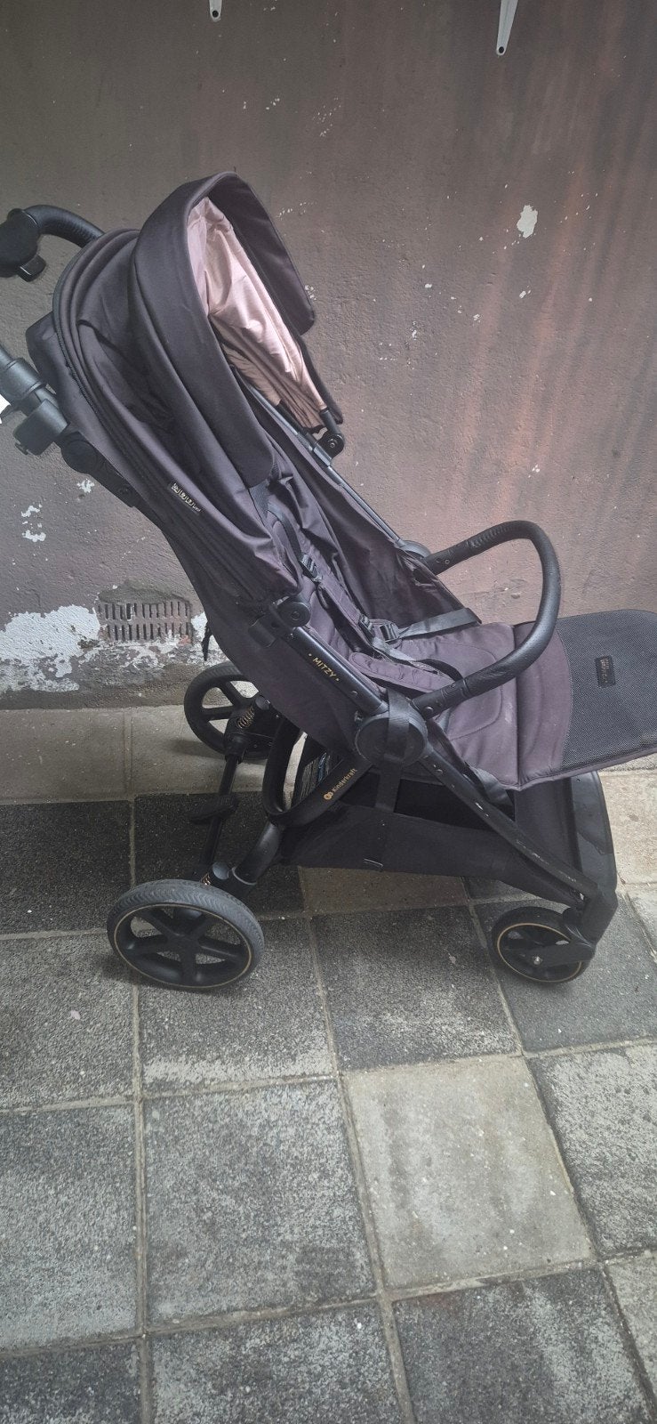 Nette zwarte kinderwagen met verstelbare rugleuning, Ophalen, Gebruikt, Overige merken, Verstelbare rugleuning