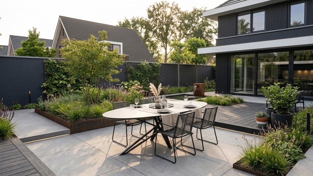 Tuintafel 3 meter - Maatwerk - Vermosa, Tuin en Terras, Tuintafels, Verzenden, Nieuw, Rechthoekig, Overige materialen