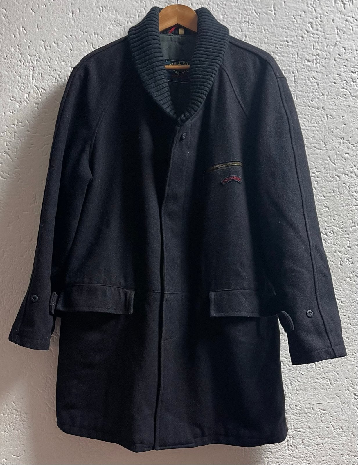 Paul & Shark Wollen Marine Jas Maat XL, Kleding | Heren, Ophalen of Verzenden, Gedragen, Maat 56/58 (XL), Blauw