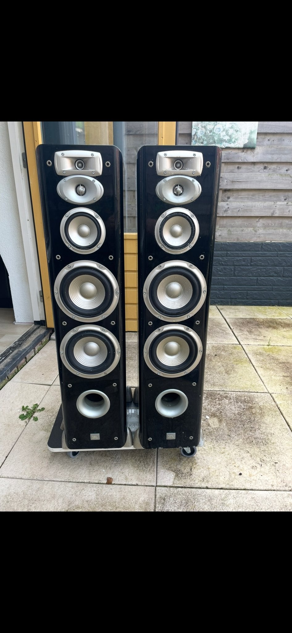 JBL Studio L880 Vloerstaande Luidsprekers - Zwart, Vloerstaande luidspreker, Gebruikt, JBL, Geschikt voor surround/home cinema