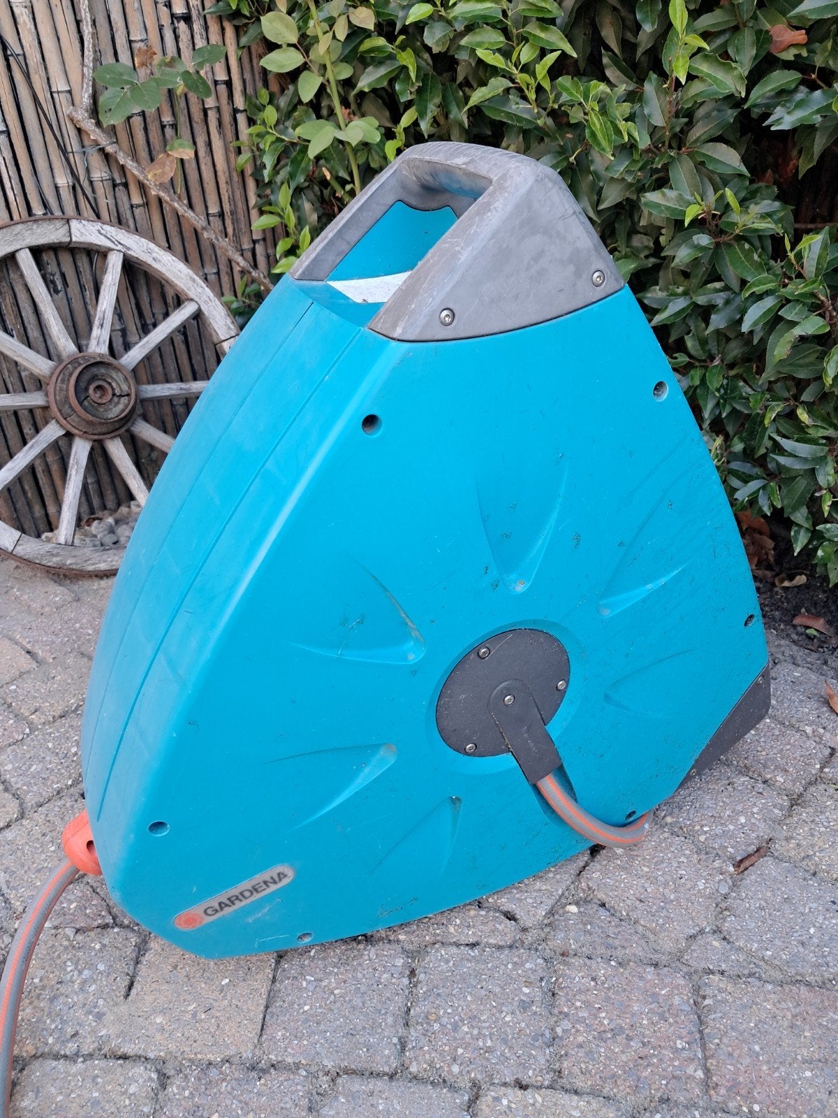 Gardena Tuinslanghaspel met slang, Ophalen, Gebruikt, Tuinslanghaspel