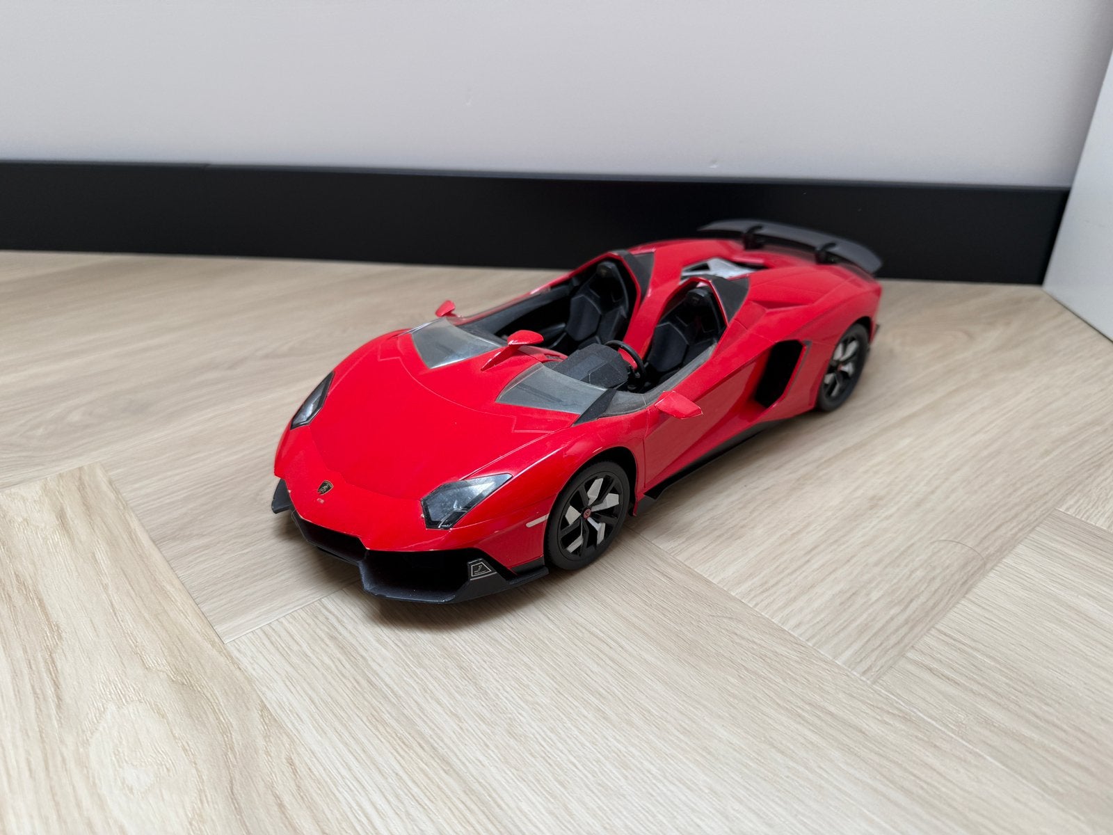Rastar Lamborghini Aventador J Rood 1:14, Ophalen of Verzenden, Zo goed als nieuw