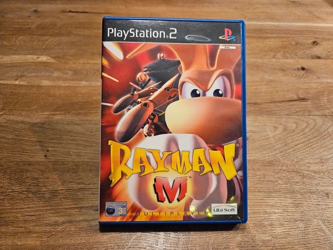 Rayman M - PlayStation 2 (PS2) - Race en Vecht Game, Gebruikt, Racen en Vliegen, 2 spelers, Eén computer