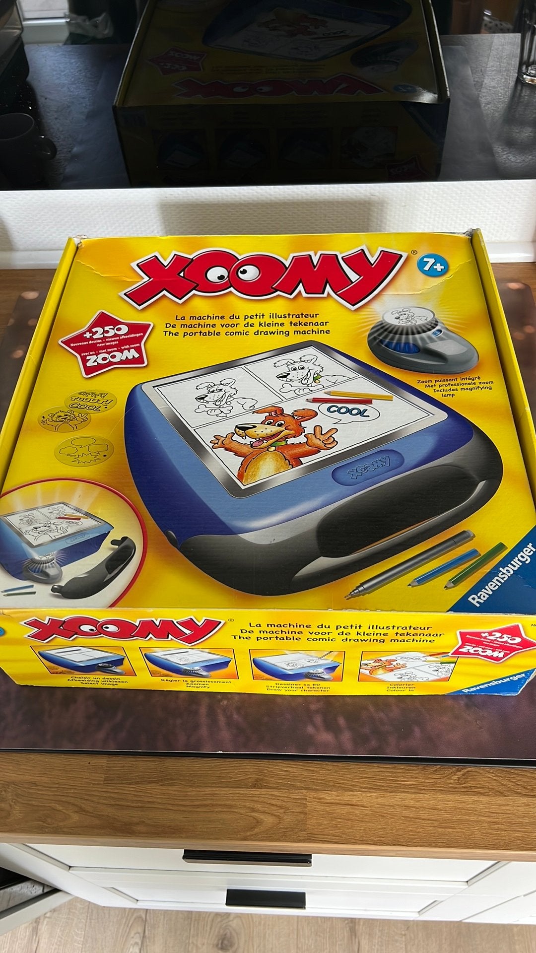 Xoomy Ravensburger Overtrekken Tekenmachine, Ophalen, Zo goed als nieuw, Knutselen, Met licht