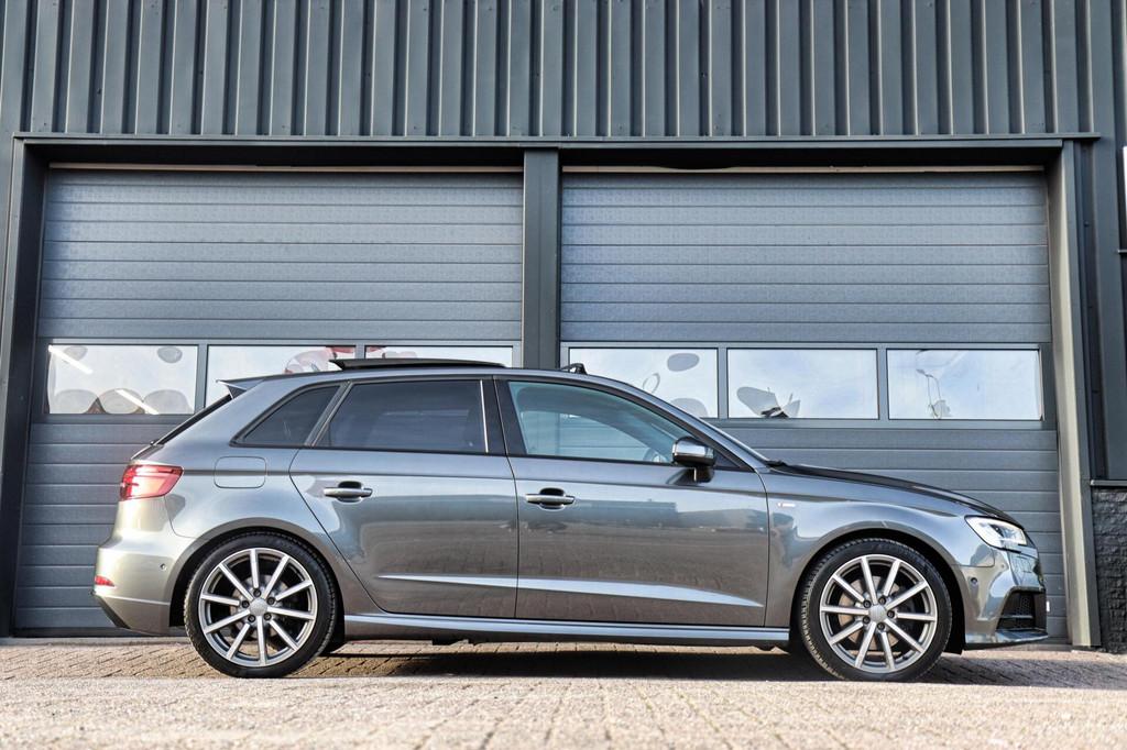 Audi A3 Sportback 2.0 TFSI Quattro 3x S-Line /LED/PANODAK/VI, Gebruikt, 1984 cc, Bedrijf, Zilver of Grijs