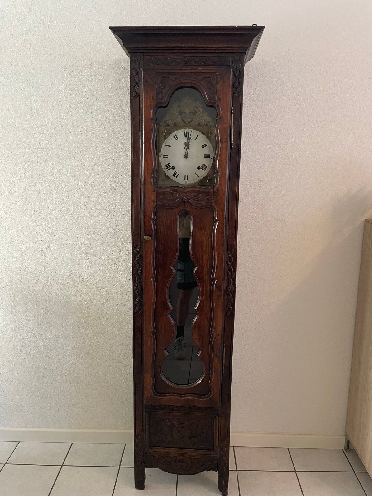 Antieke Franse Comtoise Klok - Uurwerk 1830, Ophalen