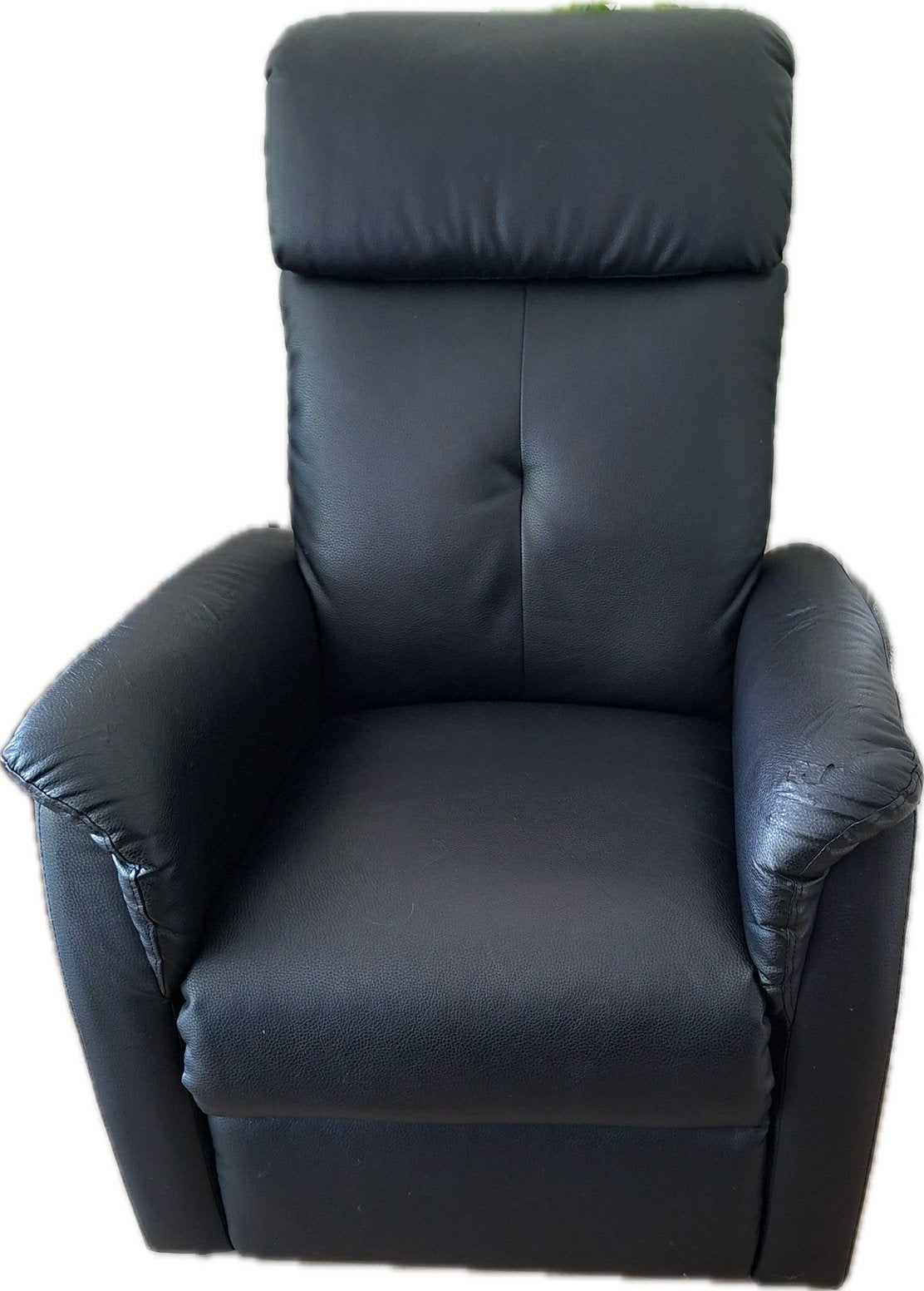 Zwarte massage stoel met lichte gebruikssporen, Ophalen, Passend in elk interieur, Kunststof, Gebruikt