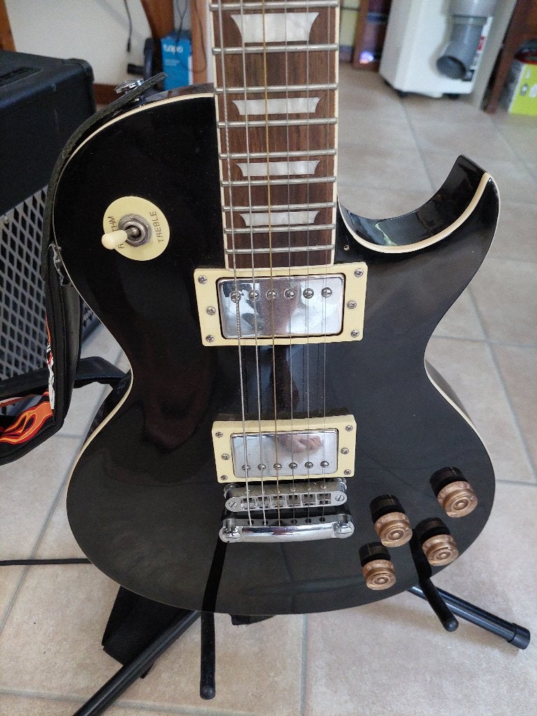 elektrische gitaar met versterker, Gebruikt, Met versterker, Solid body, Ophalen