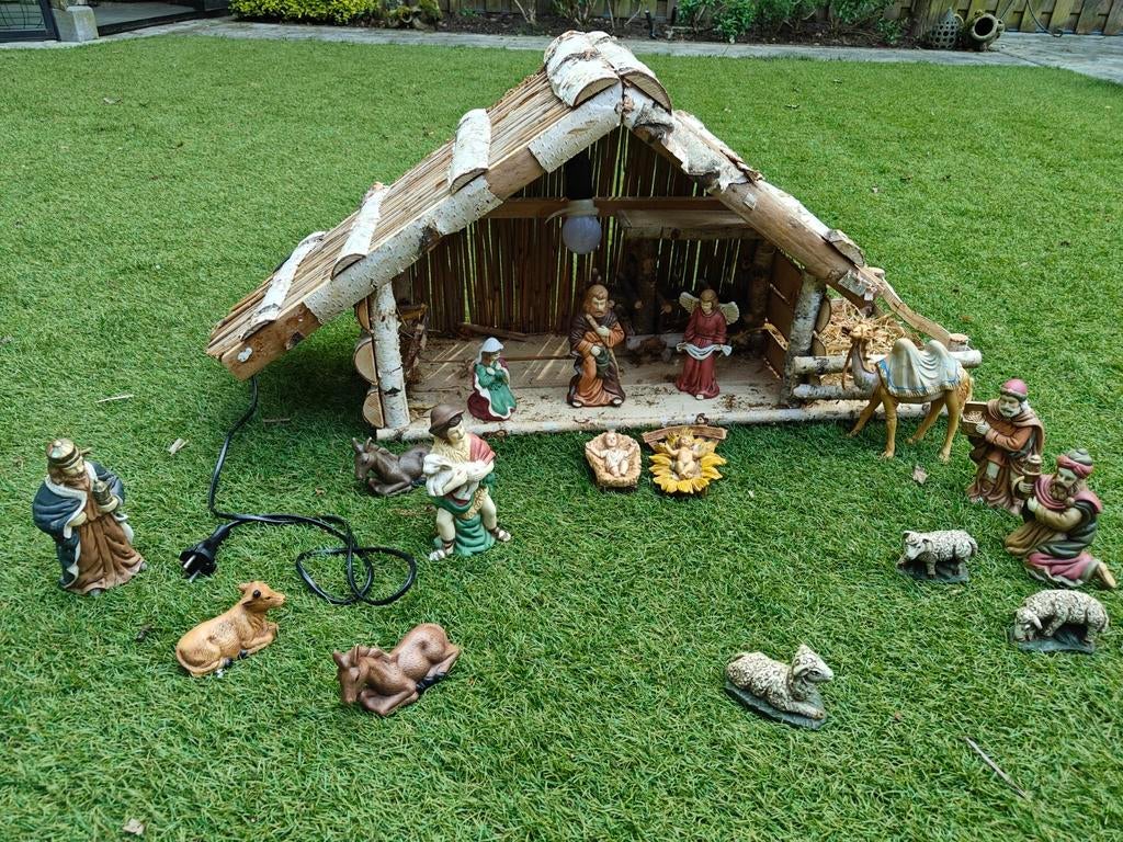 Kerststal, Ophalen, Gebruikt
