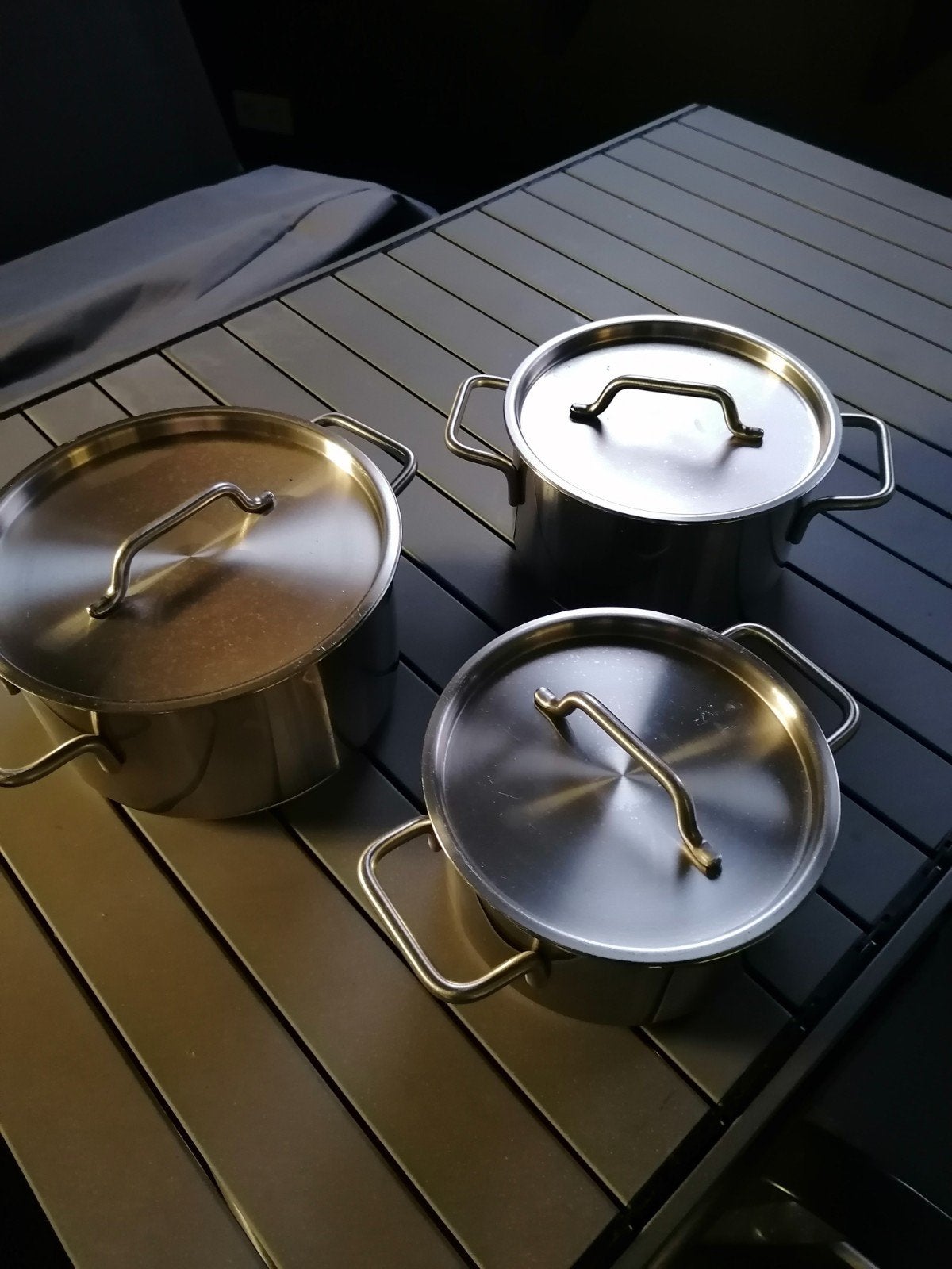 Gratis pannenset, Huis en Inrichting, Keuken | Potten en Pannen, Ophalen, Rvs, Pannenset