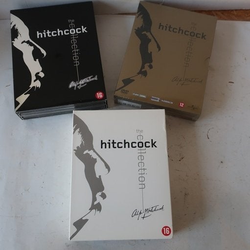 Hitchcock Collection 3 maal DVD box SET PRIJS, Vanaf 16 jaar, Ophalen of Verzenden, Zo goed als nieuw, Psychologische thriller
