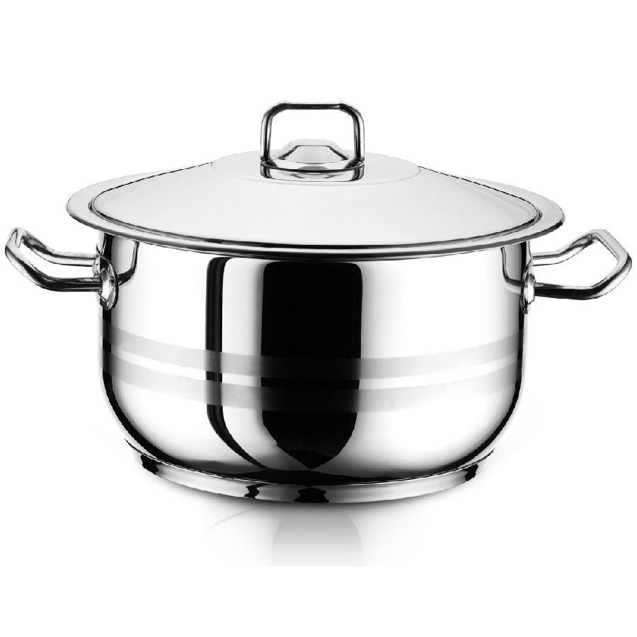 RVS kookpan met deksel, RVS (Evoks) theepot (3,2 L), Ophalen of Verzenden, Nieuw, Rvs, Keramische plaat