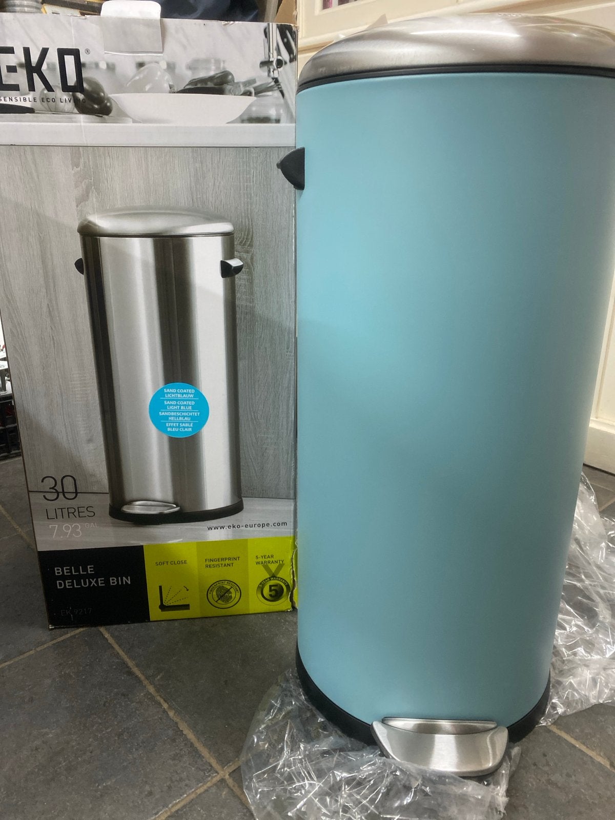 EKO Belle Deluxe Pedaalemmer 30L - Nieuw met lichte schade, Met pedaal, Onbekend, Nieuw, Ophalen of Verzenden