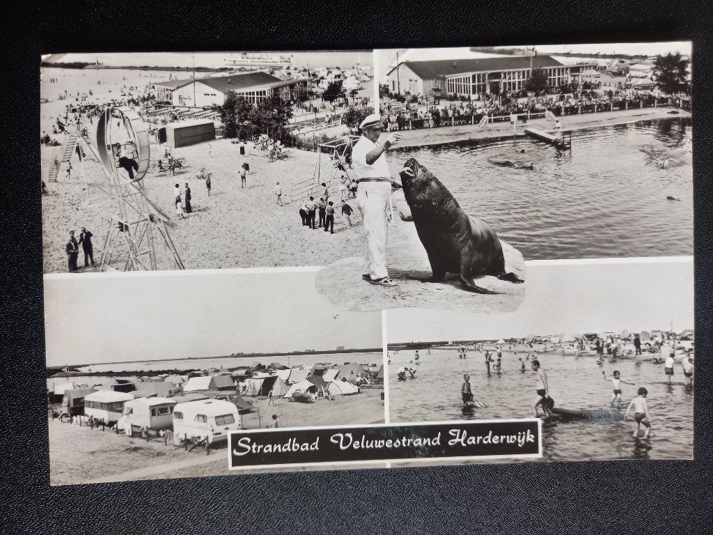 Harderwijk, Strandbad Veluwestrand 1965, Ophalen of Verzenden, 1960 tot 1980, Gelopen, Gelderland