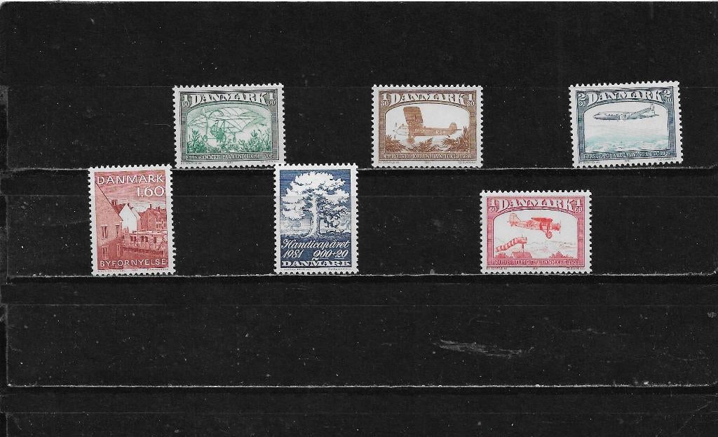 Koopje  Denemarken  michel nr  738 t/m 743  Postfris, Verzenden, Denemarken, Postfris