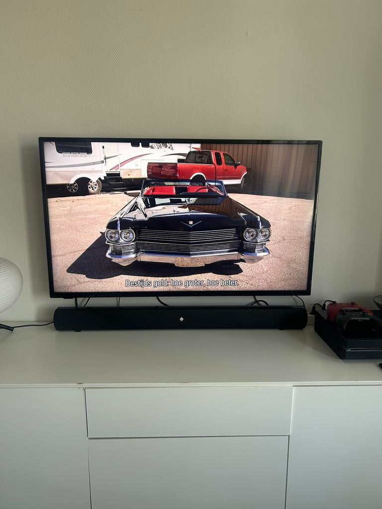 OK. 43 inch 4K Ultra HD Smart TV, Ophalen of Verzenden, Zo goed als nieuw, Tv