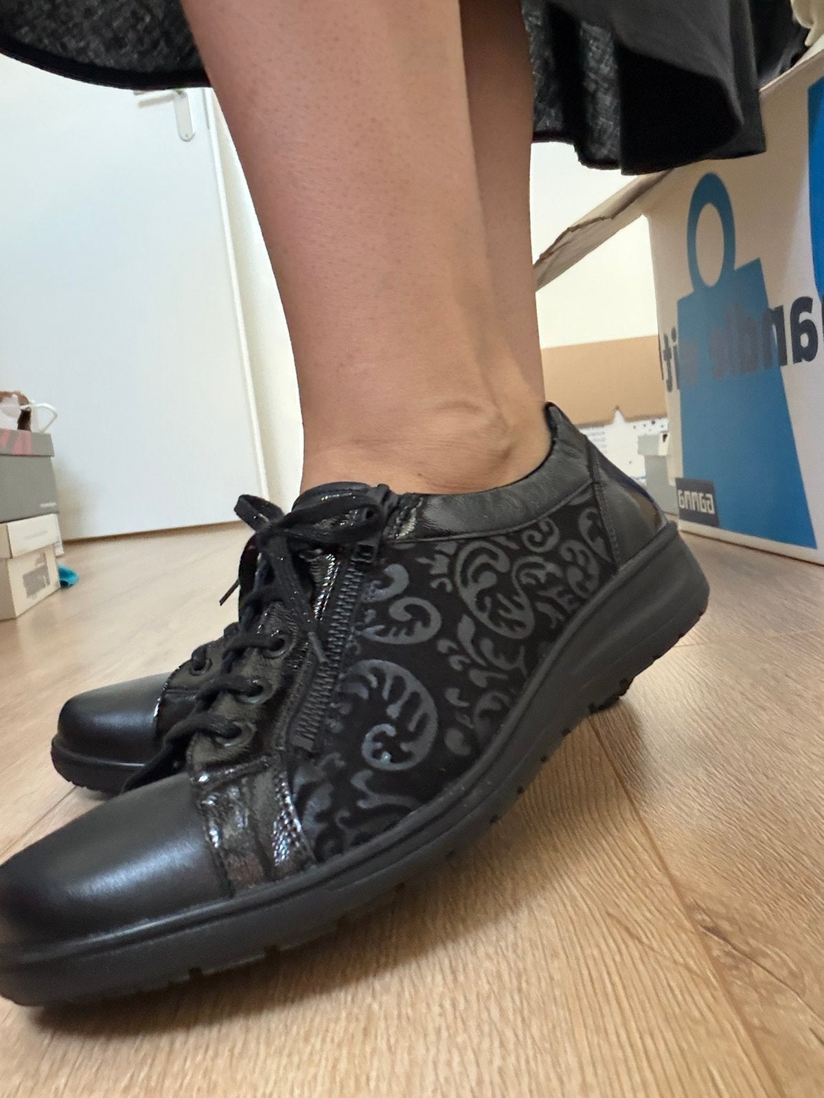 Solidus kate wijdte K, Zwart, Nieuw, Ophalen of Verzenden, Sneakers of Gympen
