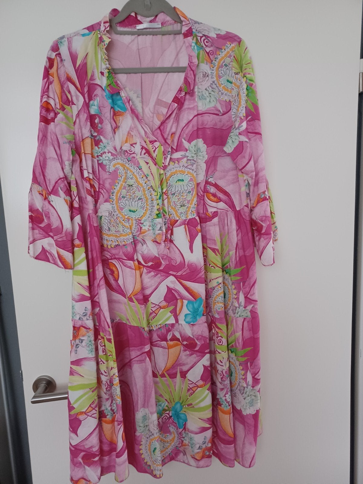 Zomer jurk Ibiza style, Kleding | Dames, Jurken, Maat 38/40 (M), Meerkleurig, Ophalen of Verzenden, Zo goed als nieuw