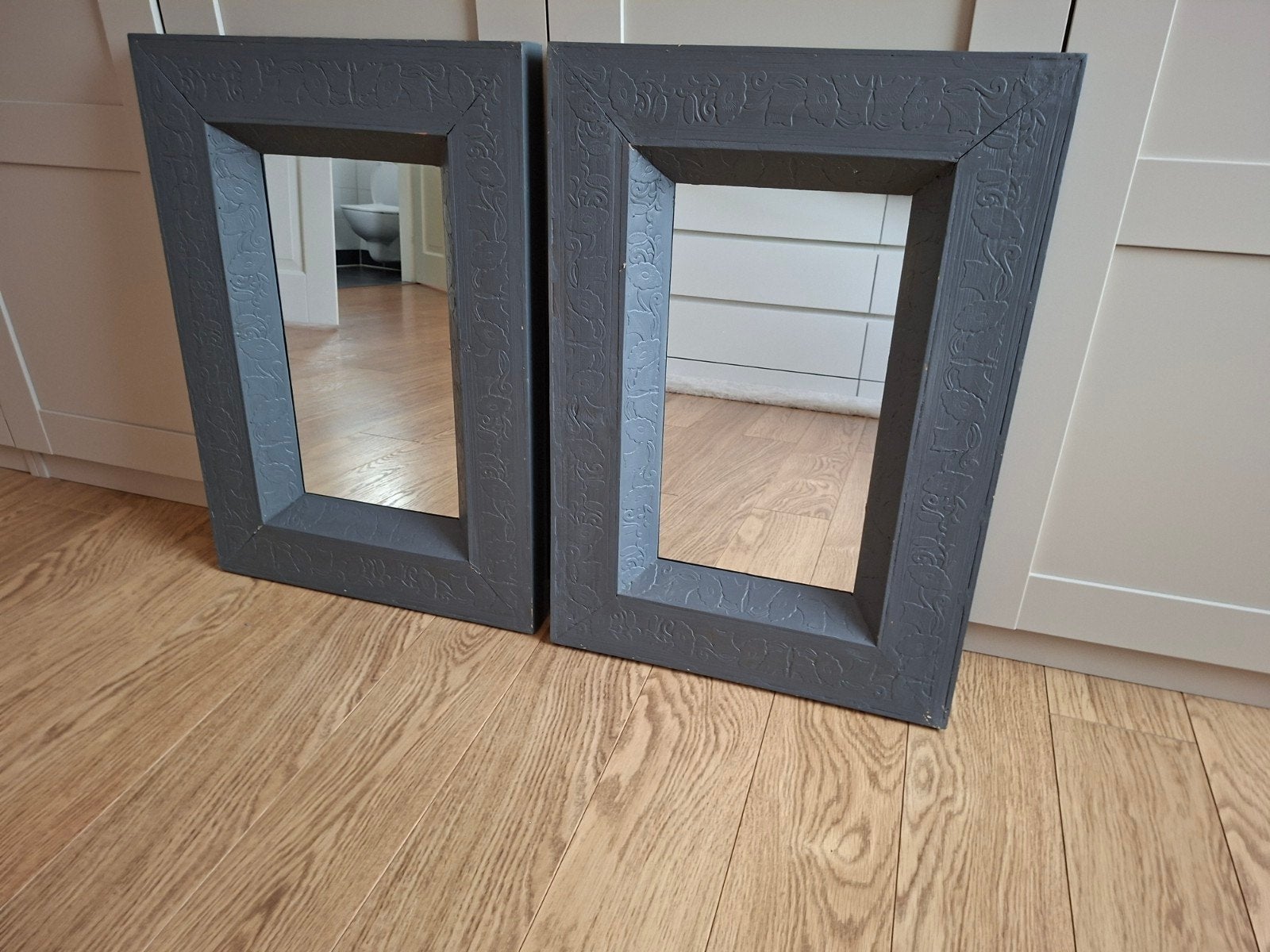 Set van 2 decoratieve spiegels van het merk PTMD, Ophalen, Rechthoekig, 50 tot 100 cm, 100 tot 150 cm