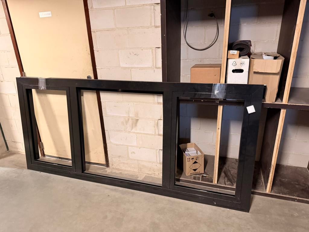 Raamkozijn , 250 x 110 , inc waterslag alluminium, 120 cm of meer, Minder dan 200 cm, Nieuw, Ophalen of Verzenden