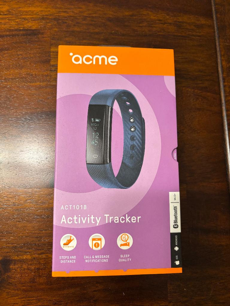 ACME polsband activity tracker (ACT101), Ophalen of Verzenden, Nieuw, Zwart, IOS