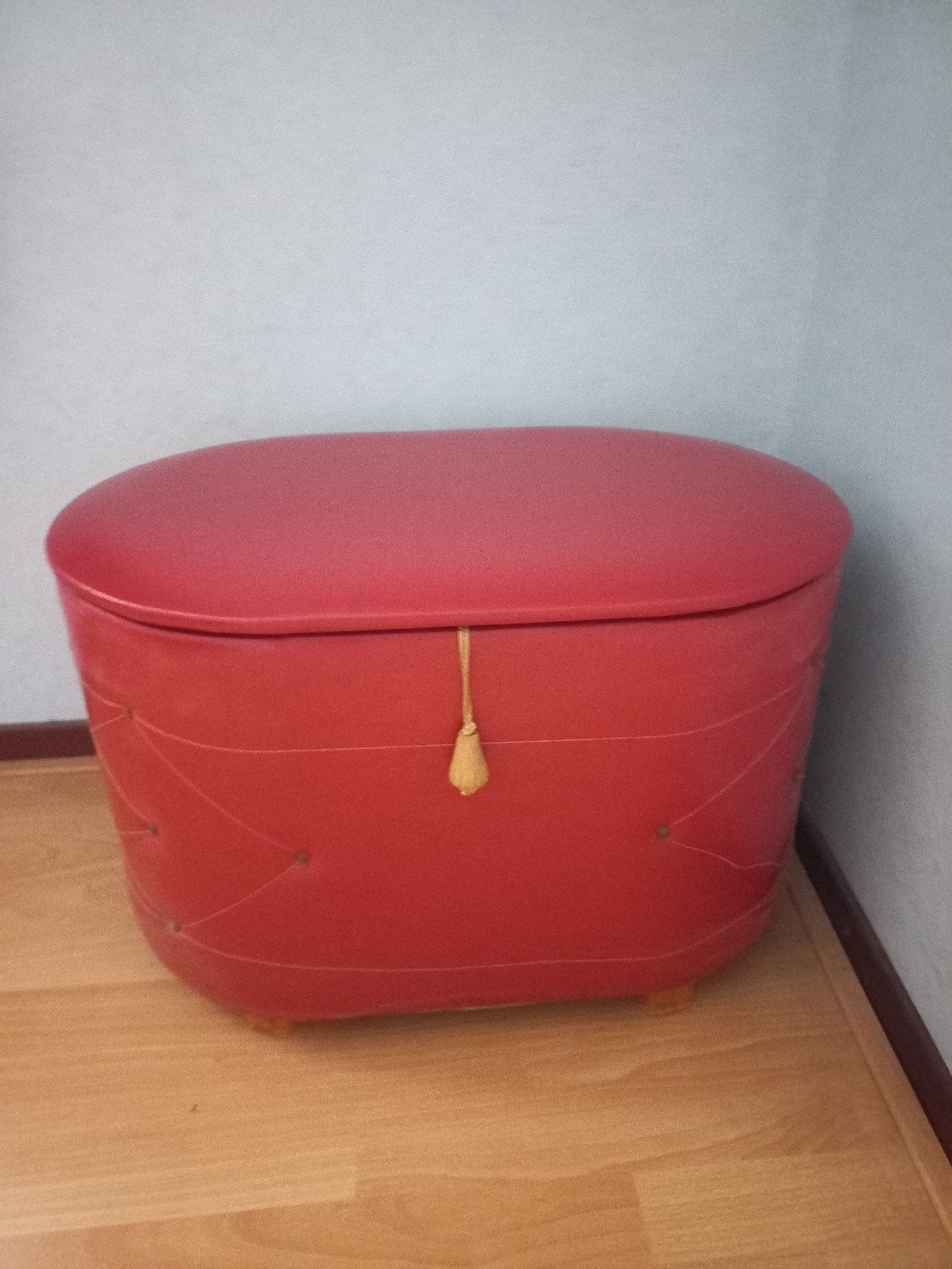 handwerk/ deken enz  opberger , jaren 50 igst, Ophalen of Verzenden, Gebruikt, Overige vormen, 50 tot 75 cm