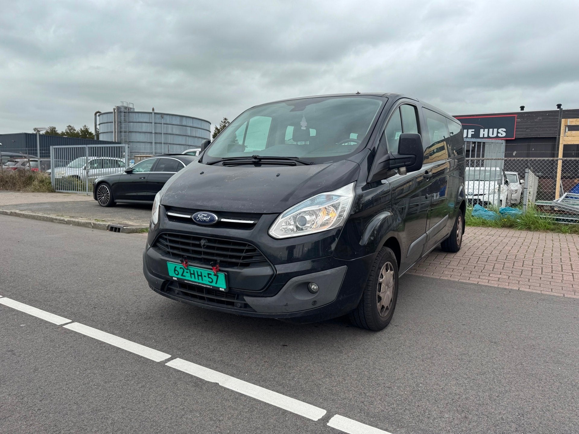 Ford Transit Custom 300 2.2 TDCI L2H1 9 PERSON AIRCO, Auto's, Voorwielaandrijving, Euro 5, 125 pk, Gebruikt