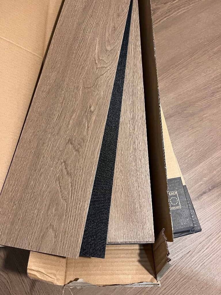 Plak PVC Otium NXT mica, Ophalen, Bruin, Visgraat PVC, Overige typen