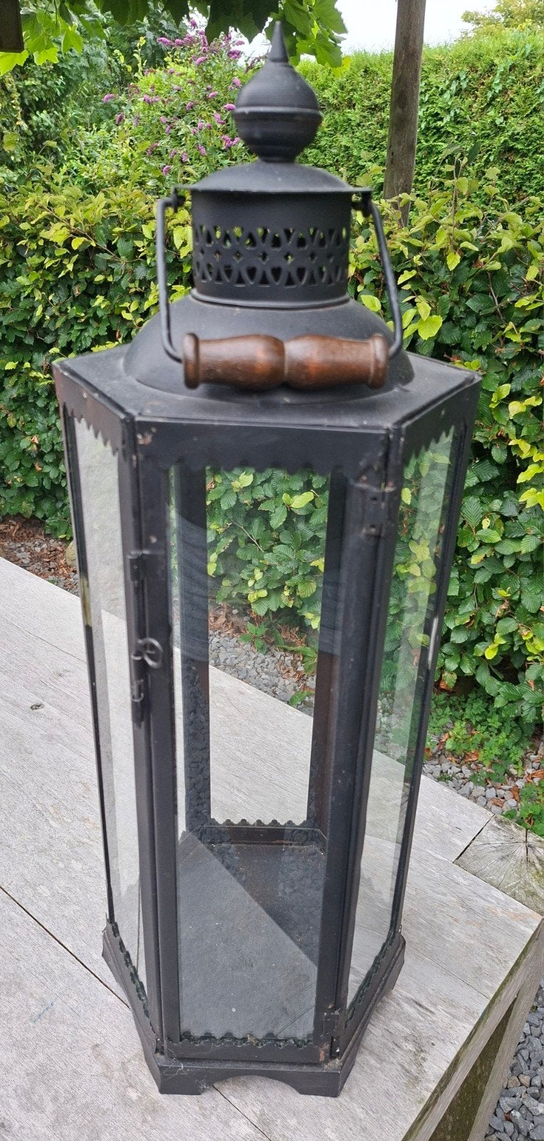Lantaarn H 72 cm, Ophalen, Zo goed als nieuw, Wandlamp