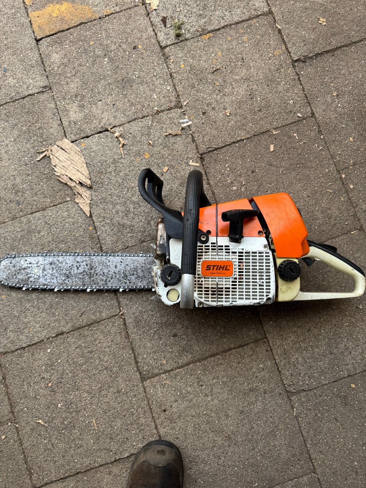 Stihl ms 046 met handvat verwarming, Ophalen, Gebruikt, 70 mm of meer, Kettingzaag