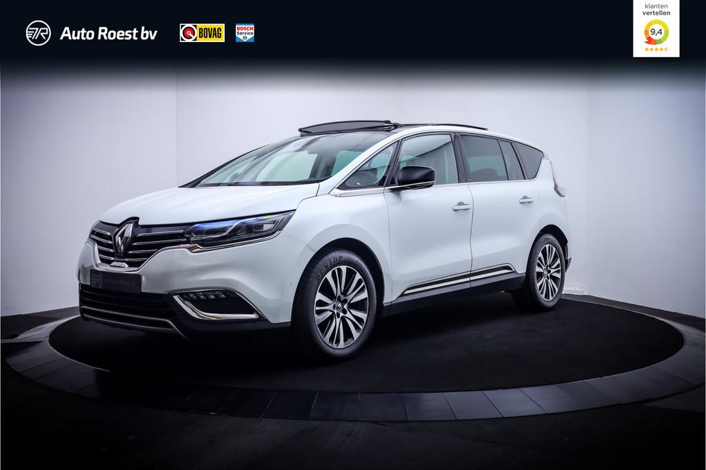Renault Espace 1.8T 225Pk Aut 7P INITIALE PARIS PANO | MEMOR, Gebruikt, Zwart, 4 cilinders, 7 stoelen
