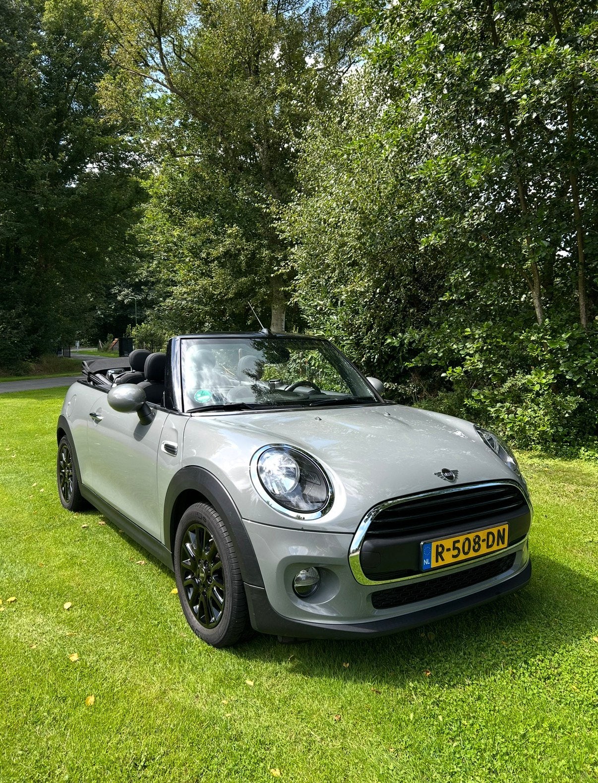 Mini Cabrio 1.5 2019 Grijs, Auto's, Mini, Voorwielaandrijving, 1225 kg, Cabriolet, 4 stoelen