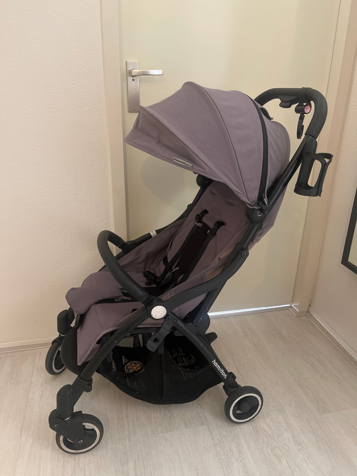 Inklapbare Hamilton kinderwagen, 2de rondje, doet goed, Ophalen of Verzenden, Gebruikt, Overige merken, Verstelbare rugleuning