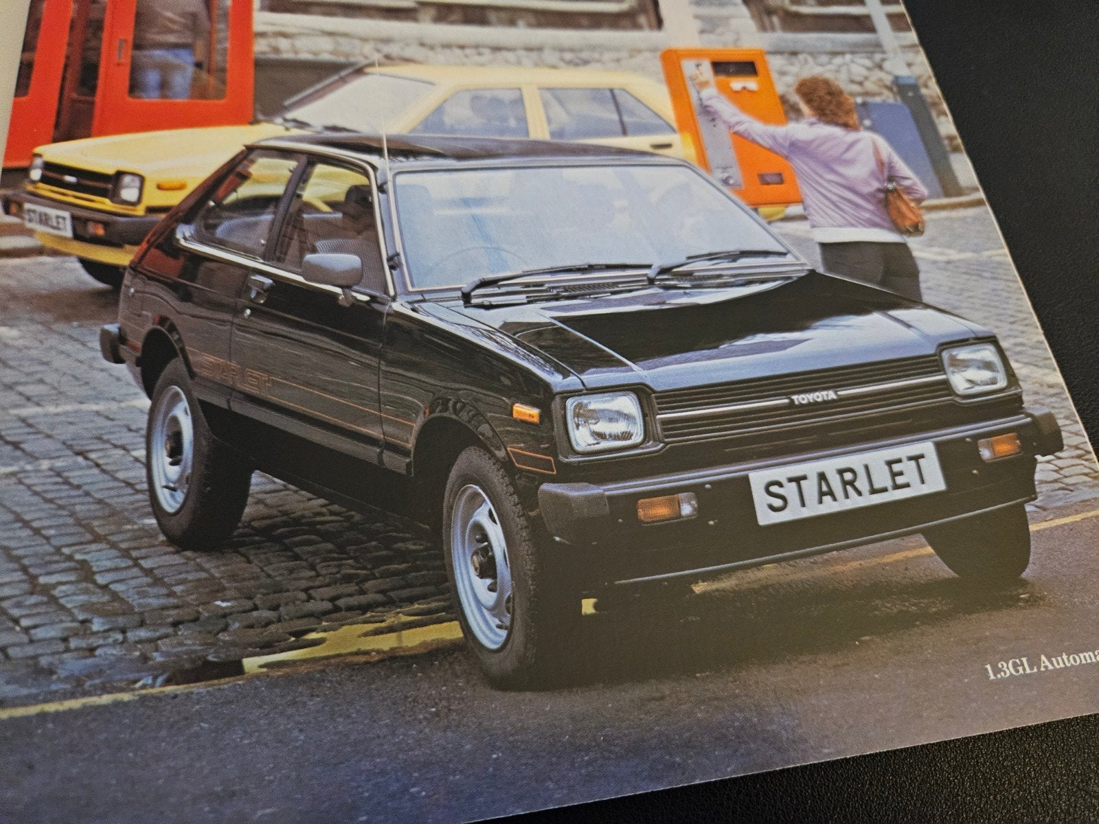 Brochure Toyota Starlet 1982 UK, Ophalen of Verzenden, Zo goed als nieuw, Toyota