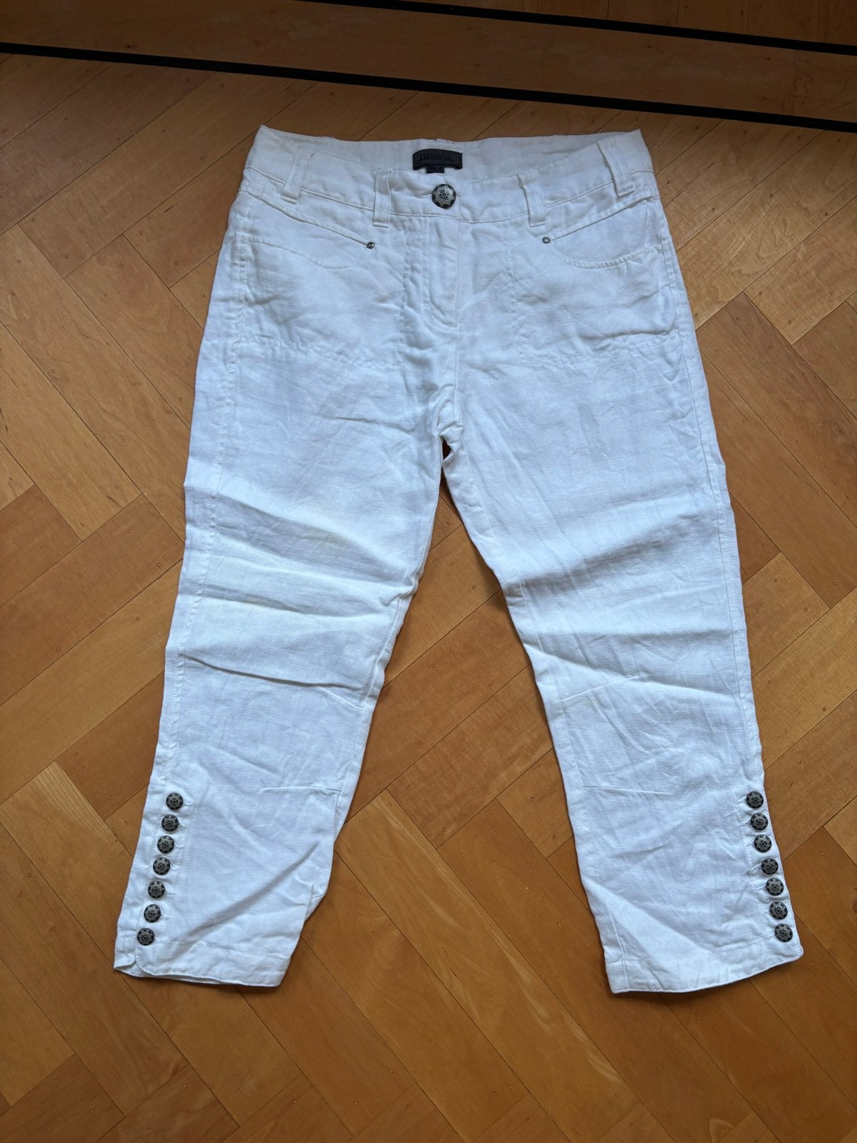 Witte 3/4 broek van Bandolera, maat 36-38 goede staat!, Maat 38/40 (M), Wit, Ophalen of Verzenden, Zo goed als nieuw