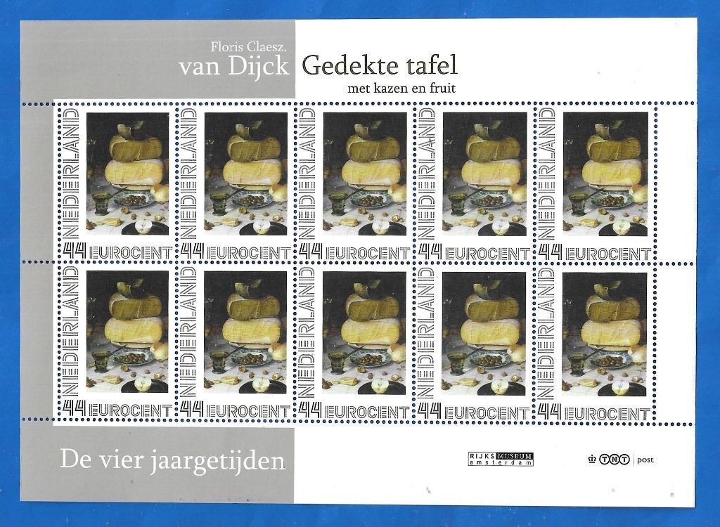 NVPH 2563 Af 5 Vel - De Vier Jaargetijden - Gedekte tafel, Ophalen of Verzenden, Na 1940, Postfris