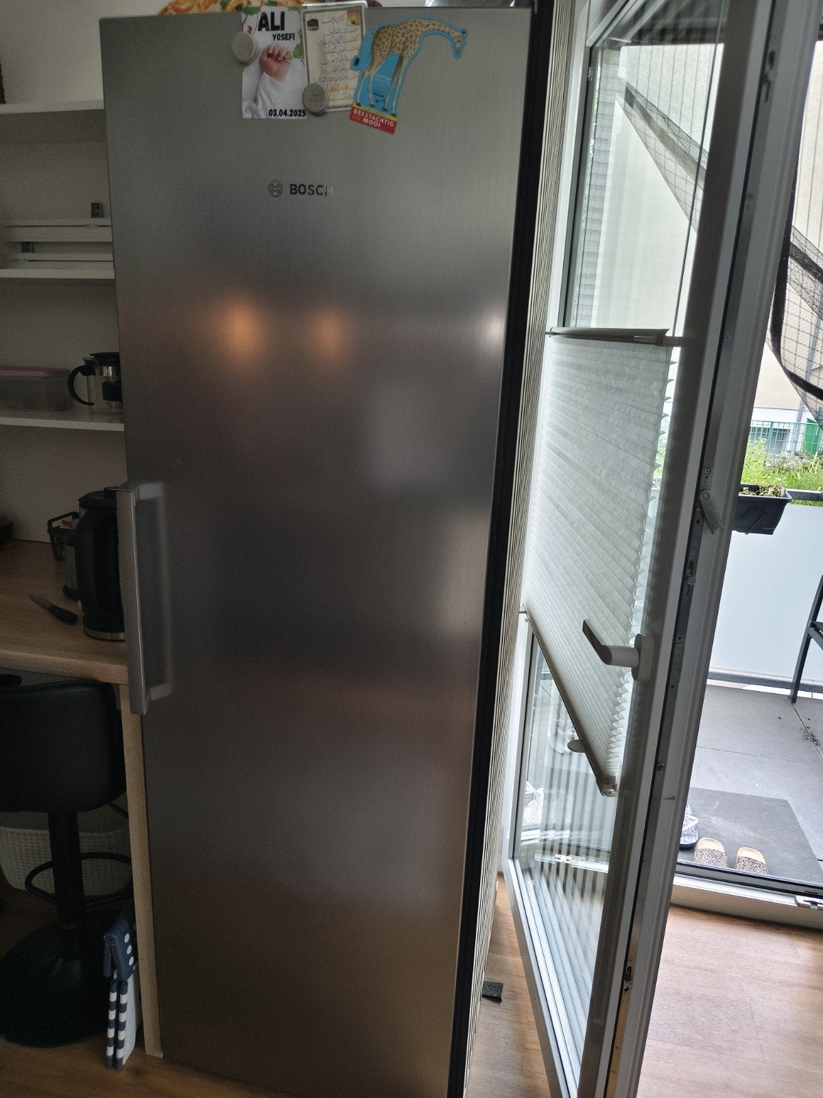 Bosch Twin koelkast en vrieskast combinatie, 200 liter of meer, Ophalen, Met aparte vriezer, 160 cm of meer