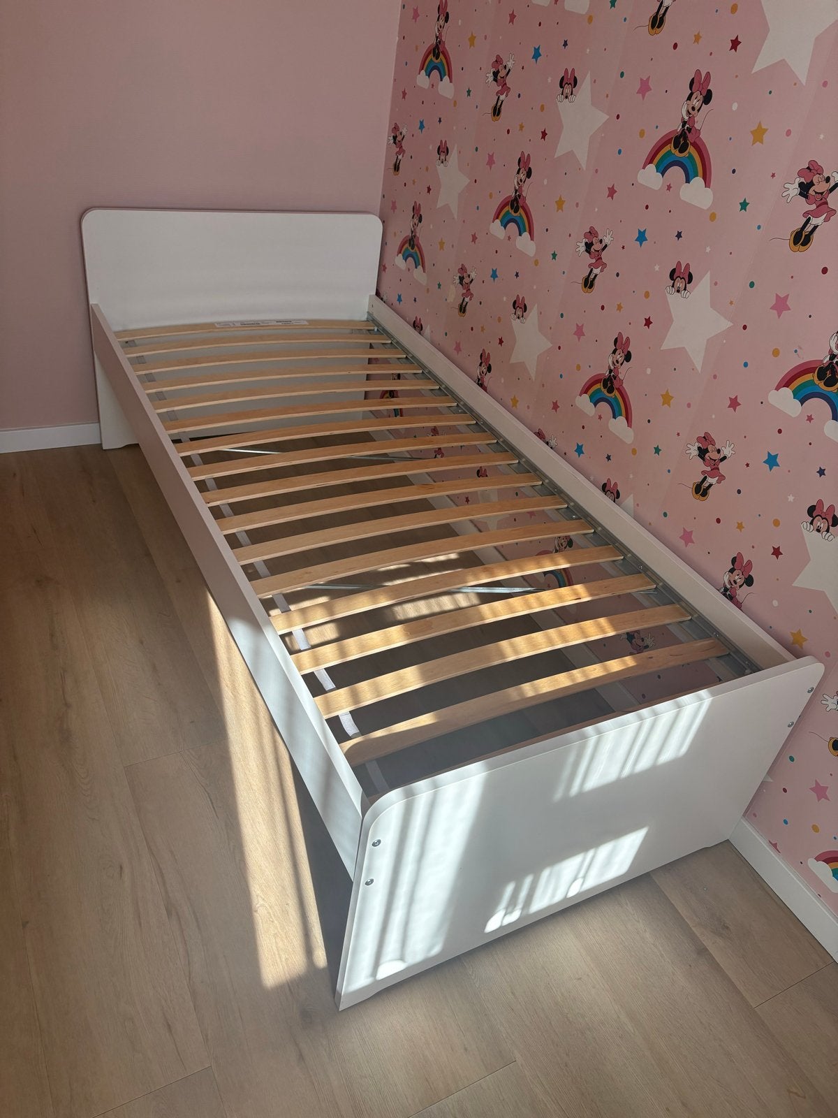 Ikea Slakt eenpersoonsbed 90x200cm met lattenbodem, Huis en Inrichting, Ophalen, Gebruikt, 90 cm, Eenpersoons