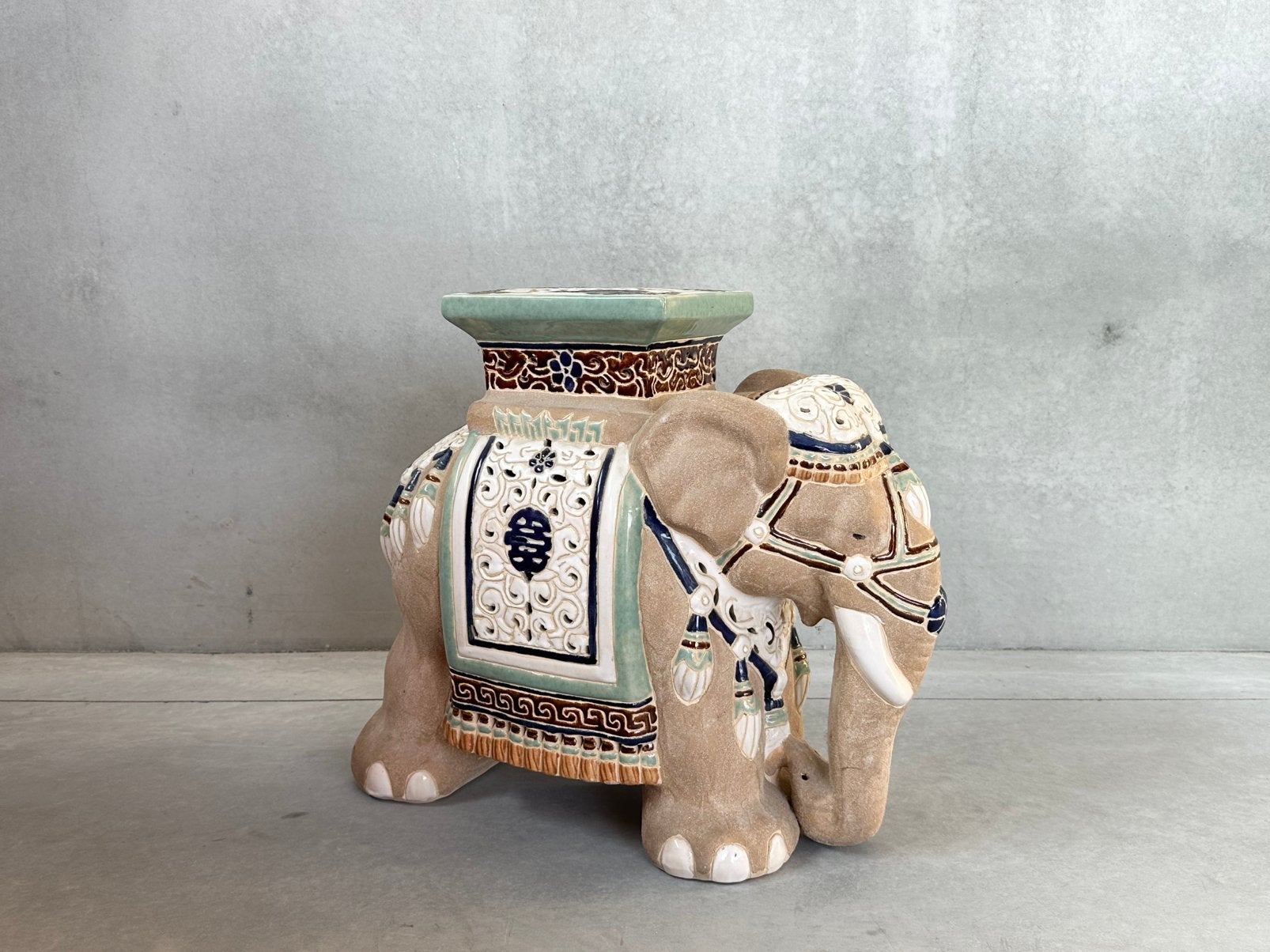 Vintage porseleinen olifant 1970s, Ophalen of Verzenden