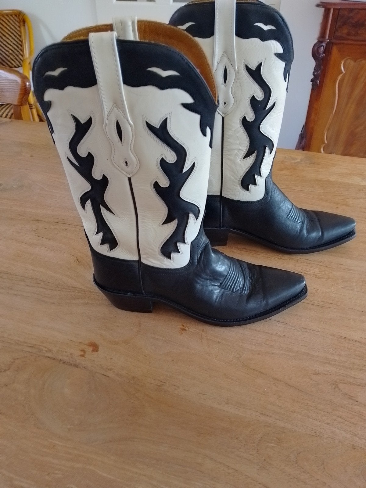 Bootstock Fever cowboy laarzen halfhoog, Zwart, Overige typen, Ophalen of Verzenden, Zo goed als nieuw