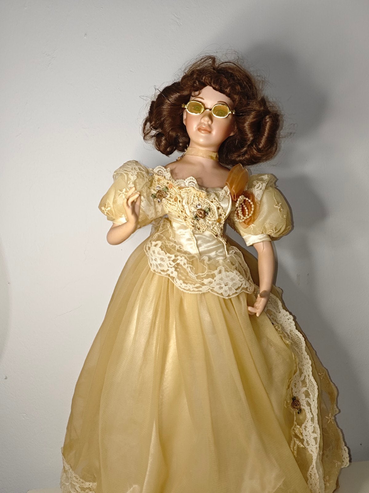 Porseleinen pop sublime 52 cm, Verzamelen, Poppen, Ophalen of Verzenden, Zo goed als nieuw, Pop