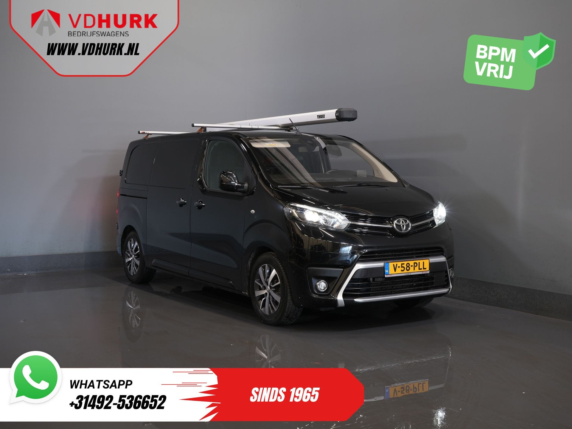 Toyota ProAce Worker 1.5 2x Schuifdeur/ Adapt.Cruise/ Head-u, Voorwielaandrijving, 1556 kg, Gebruikt, 4 cilinders