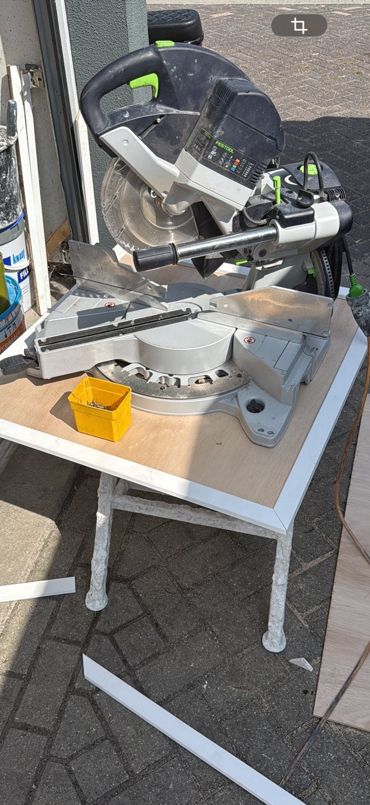 Festool kapex 120, Ophalen of Verzenden, Zo goed als nieuw, Afkortzaag, 30 tot 70 mm