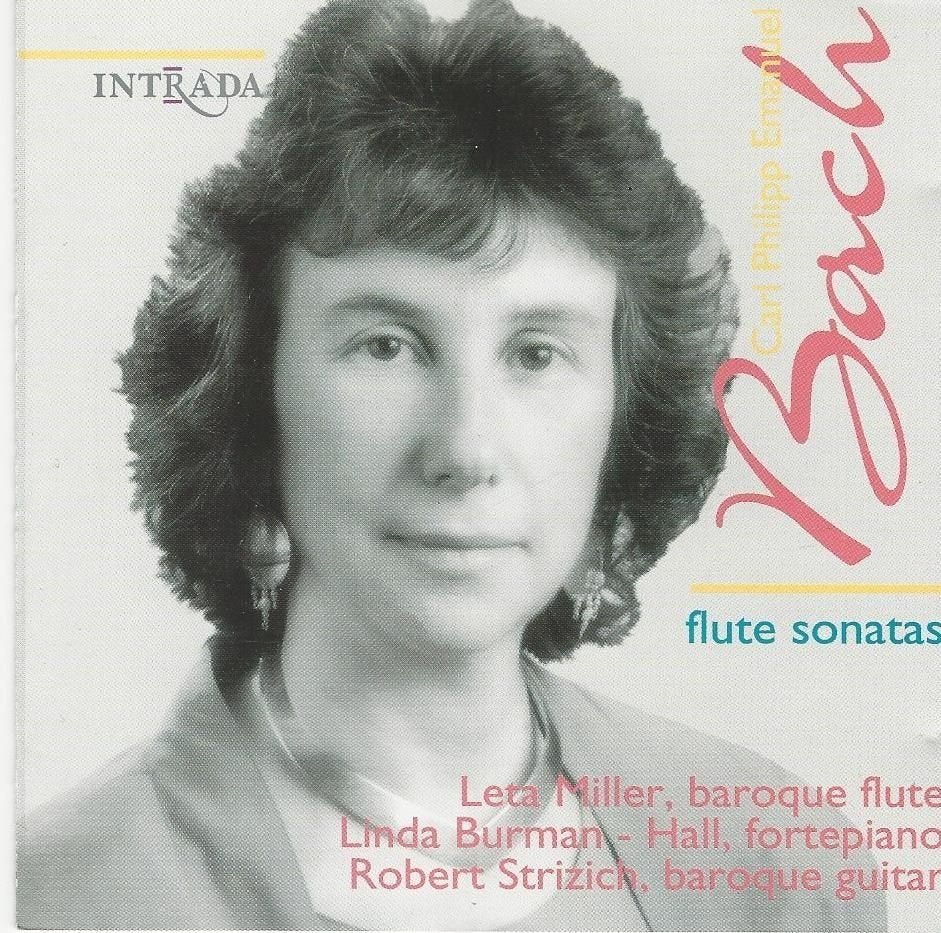 Bach, Carl Philipp - Flute sonatas / Leta Miller = 3,99, Ophalen of Verzenden, Classicisme, Zo goed als nieuw, Kamermuziek