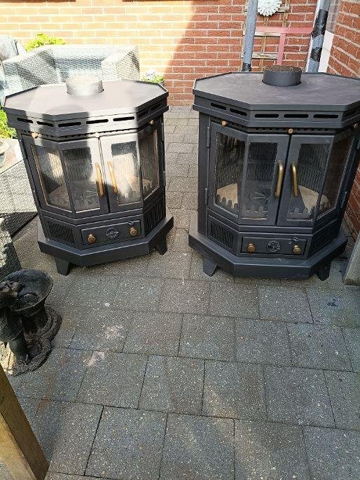 RENY OSLO 7,5 KW of een RENY GROTE OSLO 8 KW HOUTKACHEL, Huis en Inrichting, Kachels, Ophalen, Houtkachel, Zo goed als nieuw, Vrijstaand
