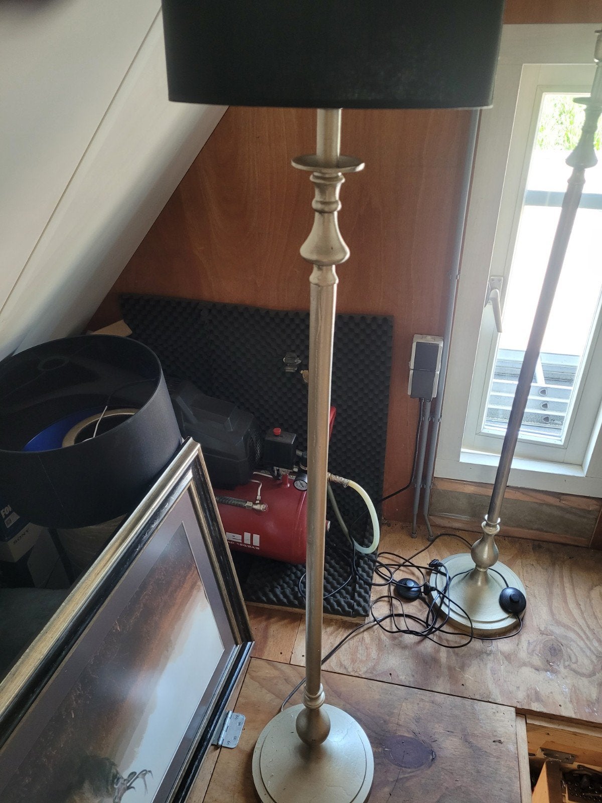 Zolderopruiming!!, Huis en Inrichting, Lampen | Vloerlampen, Ophalen, Gebruikt, Minder dan 100 cm