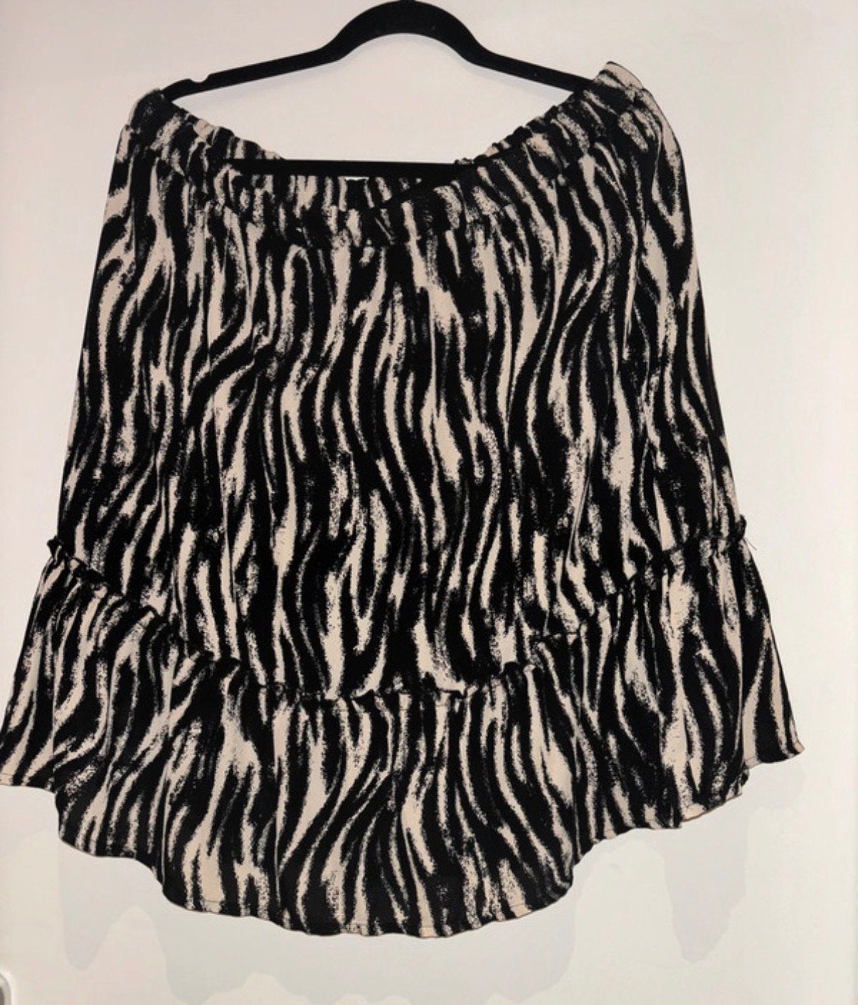Rokje zebraprint maat 46/3xl, Kleding | Dames, Rokken, Zwart, Maat 46/48 (XL) of groter, Ophalen of Verzenden, Zo goed als nieuw