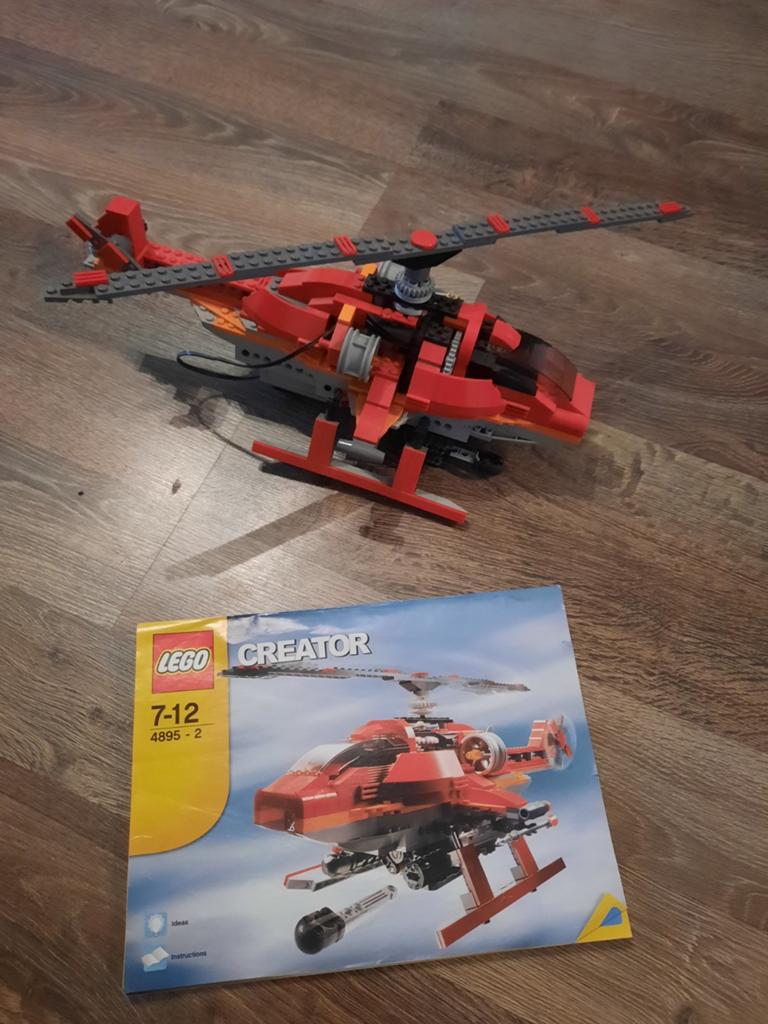 LEGO Creator 4895 Helikopter met instructieboekjes, Gebruikt, Lego, Ophalen of Verzenden, Inclusief instructies