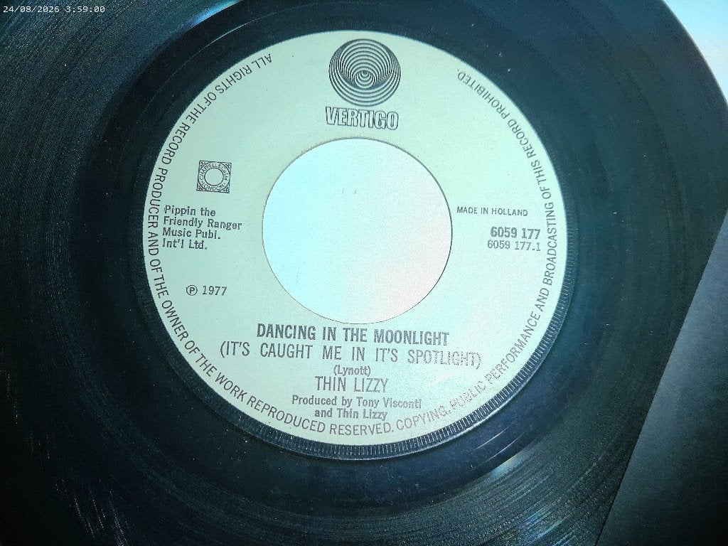 Thin Lizzy - Dancing in the moonlight, Gebruikt, Originele persing, 7 inch, Ophalen of Verzenden